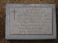 Struma Military Cemetery - Morrell, Harold Francis